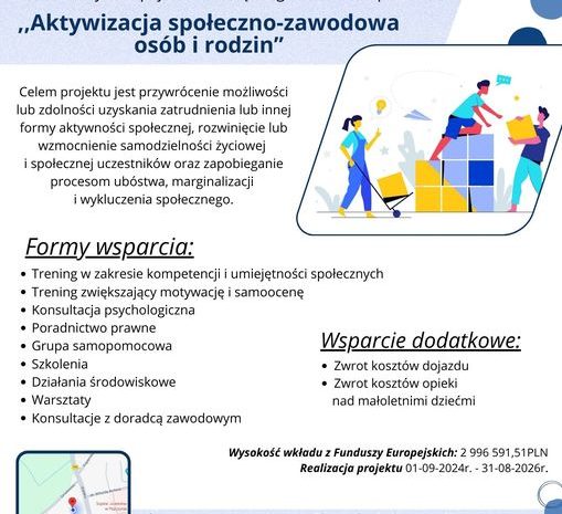  ✨”Aktywizacja społeczno-zawodowa osób i rodzin”! ✨