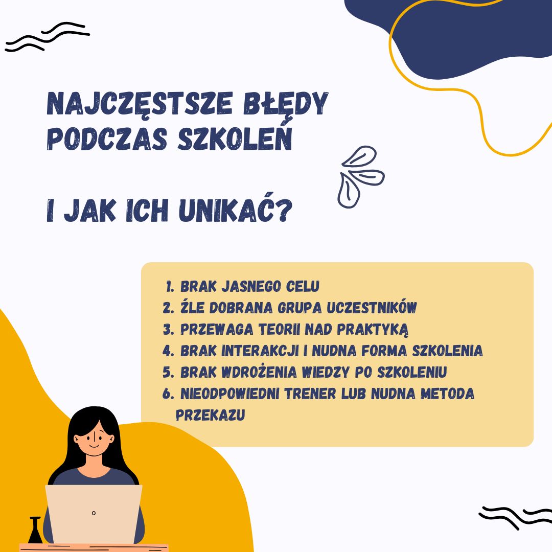 Najczęstsze błędy podczas szkoleń i jak ich uniknąć